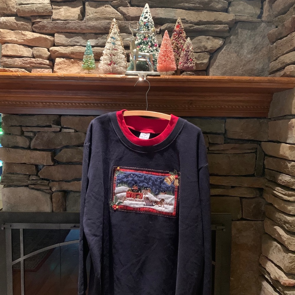 BOBBIE BROOKS APPLIQUÉ GRANDMA SWEATSHIRT